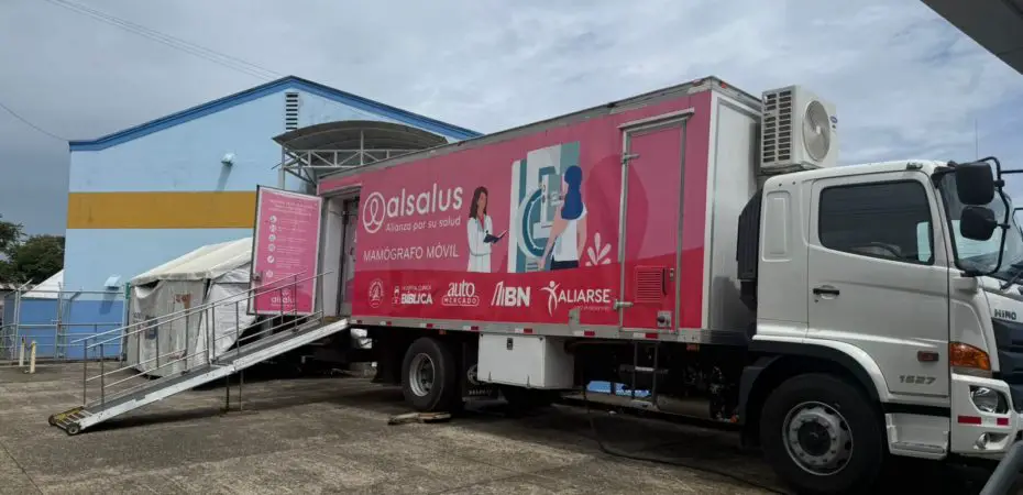 Mobile Mammography Unit Will Be in Buenos Aires, Puntarenas, Until October