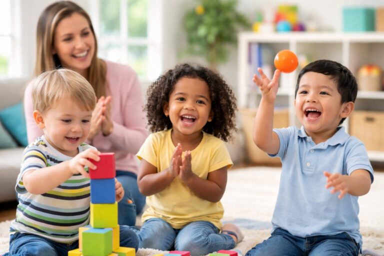 Speech therapy activities and gross motor skills for children