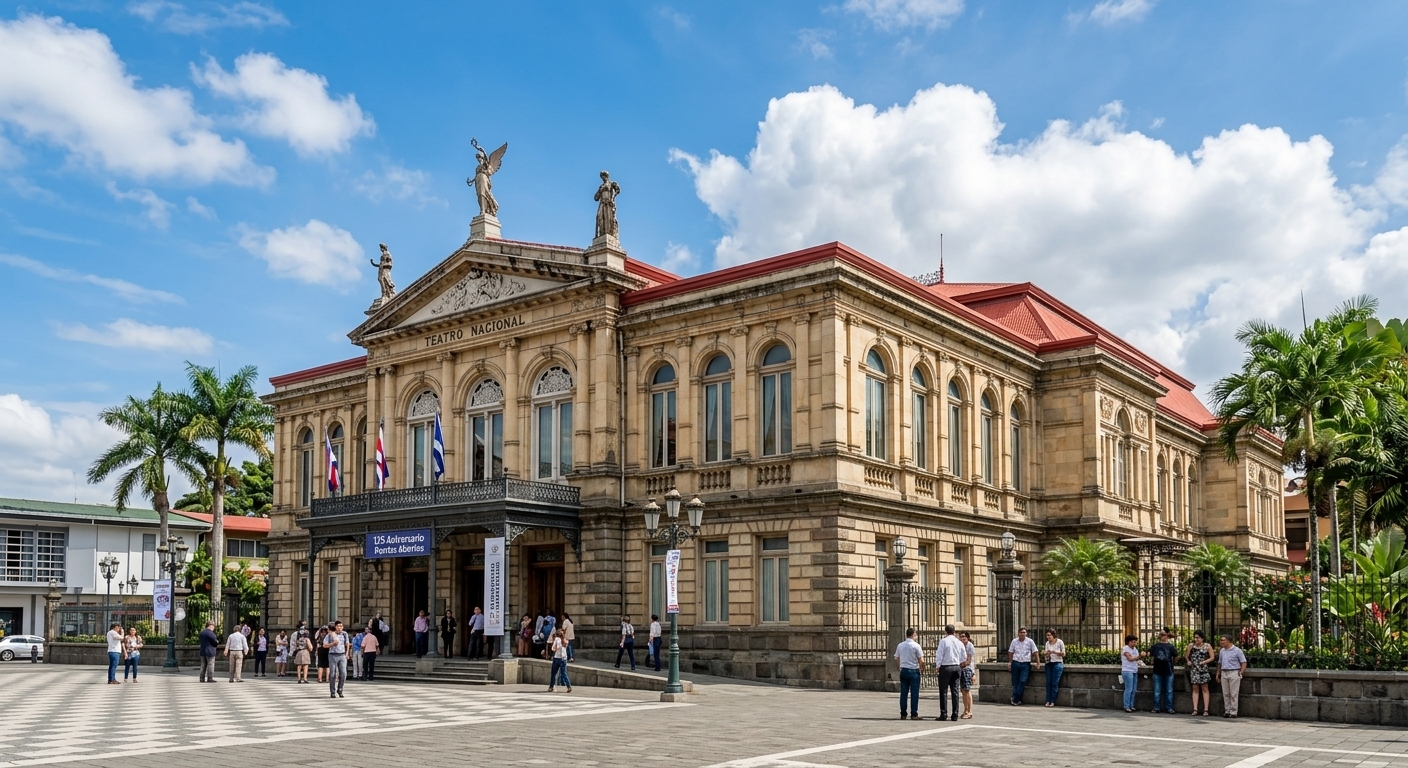Costa Rica’s National Theater Celebrates 129th Anniversary with Open House and Free Concerts